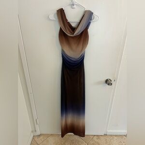 Elegant Ombre Maxi Dress